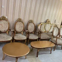 مبل استیل جلو مبلی میز تحریر