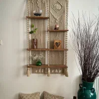 محصولات مکرومه بافی|صنایع دستی و سایر لوازم تزئینی|گنبد کاووس, |دیوار