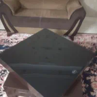 مبلمان هفت نفره با میز چرخشی سه عدد عسلی