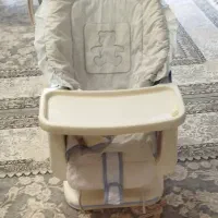 صندلی غذا خوری پایه کوتاه کودک و تخت خواب شو