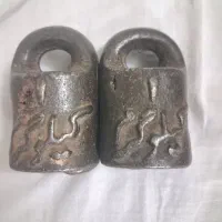وزن ترازو قدیمی سنگین دوتا یک کیلویی دوتاش 10تومن