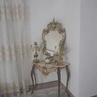 آیینه و شمدان طرح برنز