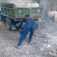 حمل نخاله و ماسه با نیسان کمپرسی