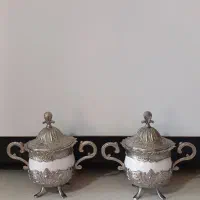 دو عدد قندان یا شکلات خوری سالم|ظروف سرو و پذیرایی|محلات, |دیوار