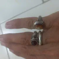 دوتا انگشتر عقیق کهنه
