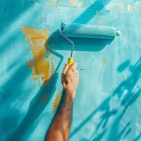 خدمات نقاشی ساختمان روغنی پلاستیک آکرلیک رنگ کناف