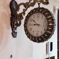 ساعت دیواری دوطرفه کلاسیک