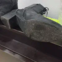 چکمه چرم زیپ دارداخل جیر سایز ۳۹|کیف، کفش، کمربند|رشت, جماران|دیوار