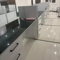 ۹عدد میز اداری سالم با کشو و باکس