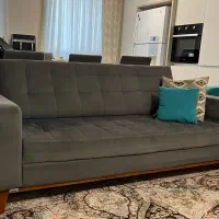 مبل سه نفره ودونفره شرکتی سالم بدون پارگی وشکستگی|مبلمان خانگی و میز عسلی|تهران, آبشار تهران (دریاچه)|دیوار