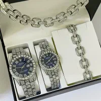 ست ساعت و اکسسوری فول نگین رولکس تقویم دار|ساعت|تهران, نازی‌آباد|دیوار