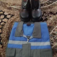 لباس کار و پوتین ایمنی سایز 41