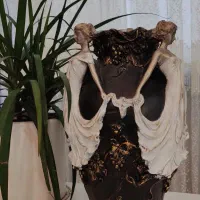 شمعدان کشکول گلدان سینی و اویز جواهرات پتینه