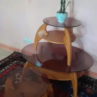 میز جلو مبلی همراه عسلی