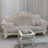 مبل نیمه استیل9نفره و میز ناهارخوری 4نفره