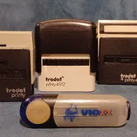 ۴ مهر ژلاتینی ترودات اصل اتریش و مهر قلمی ویو اصل