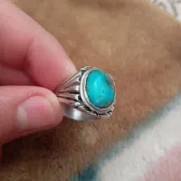 انگشتر نقره فیروزه نیشابور|جواهرات|مرودشت, شهرک مهدیه|دیوار