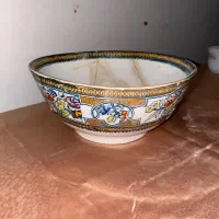 کاسه چینی قدیمی بند زده|کلکسیون اشیاء عتیقه|کرمان, |دیوار