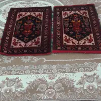 قالیچه و پشتی دستباف و۳عدد فرش دستباف|فرش|مشهد, شهید قربانی|دیوار