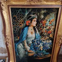 تابلو فرش دست بافت زیبا درجه یک