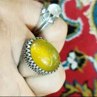 یکجفت انگشتر نقره شرف شمس خطی و در نجف