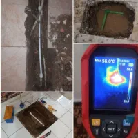 لوله کشی آب و فاضلاب تشخیص ترکیدگی نشتی پمپ آب