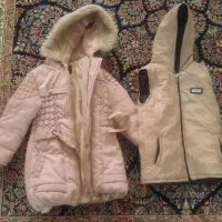 کاپشن دخترانه و پافر در حد نو