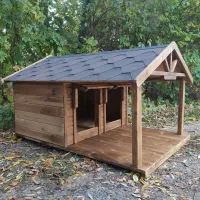 کلبه سگ های چوبی بلوط|لوازم جانبی حیوانات|هشتگرد, کوی یاران|دیوار