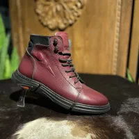 بوت چرم طبیعی گاوی شمس