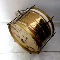 طبل طلایی طرح دار