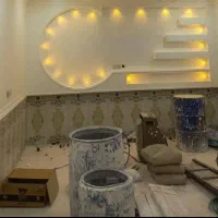 گچکاری گچ کاری رفع شوره  گچکاری  بروجردی|خدمات پیشه و مهارت|آبادان, |دیوار