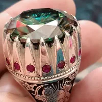 انگشتر نقره 925 دست ارباب،کورش ، موزانایت اصل