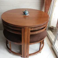 میزناهارخوری میز غذاخوری مدل کم جاYT7|میز و صندلی غذاخوری|کرمانشاه, |دیوار