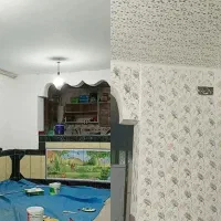 نقاشی ساختمان طرح کاغذ دیواری