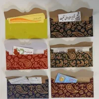 تنها تولید کننده پاکت هدیه مخمل طلاکوب طرح ترمه|لوازم التحریر|تهران, فلسطین (میدان انقلاب)|دیوار