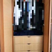 کمدلباس ام دی اف ،سالم و بسیارتمیز|جاکفشی، کمد، دراور|رشت, نیکمرام|دیوار