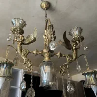 لوستر برنز۱ عددمناسب آشپزخانه ۲ شاخه فرشته نونو