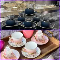 سرویس فنجان و نعلبکی وارداتی در طرحهای مختلف