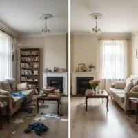 ارائه خدمات نظافتی حیاط ، پارکینگ و منزل