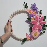 گل های ترند مخملی|گل مصنوعی|زنجان, |دیوار