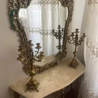 آیینه شمعدان برنز
