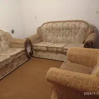 مبل ۹نفره تمیز و محکم با میز کامپیوتر