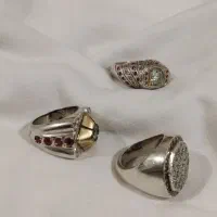 انگشترنقره موزونایت الماس روسی بارکاب دستساز نفیس|جواهرات|تهران, بازار|دیوار