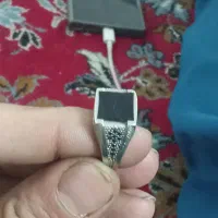 انگشتر عقیق مشکی