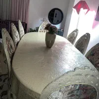 میز ناهارخوری و صندلی ۸نفره چوب