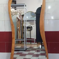 آینه چوبی و فلزی