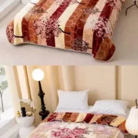 پتو یک نفره فجر درو گل برجسته|رختخواب، بالش، پتو|آبیک, |دیوار