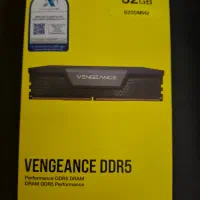 رم ddr5 سالم 32g دست دو با گارانتی|قطعات و لوازم جانبی رایانه|اصفهان, خواجه عمید|دیوار