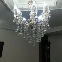فروش دوعدد لوستر بلوری اصلی