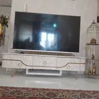 آینه و کنسول چوبی و میز تلویزیون|بوفه، ویترین، کنسول|تبریز, |دیوار